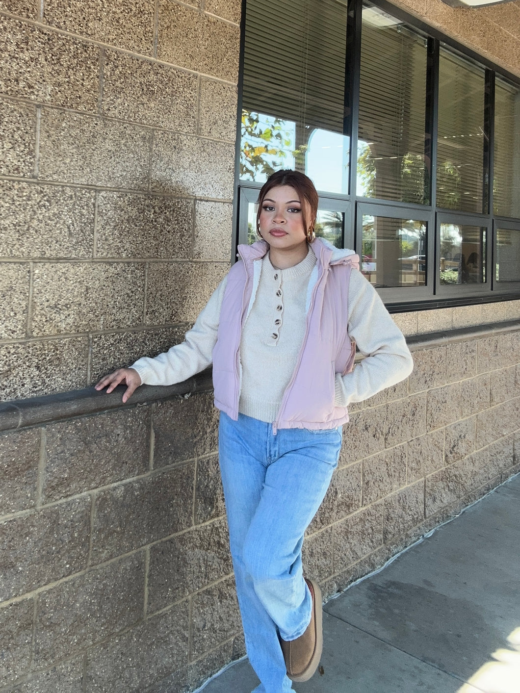 ROSIE PINK PUFFER VEST