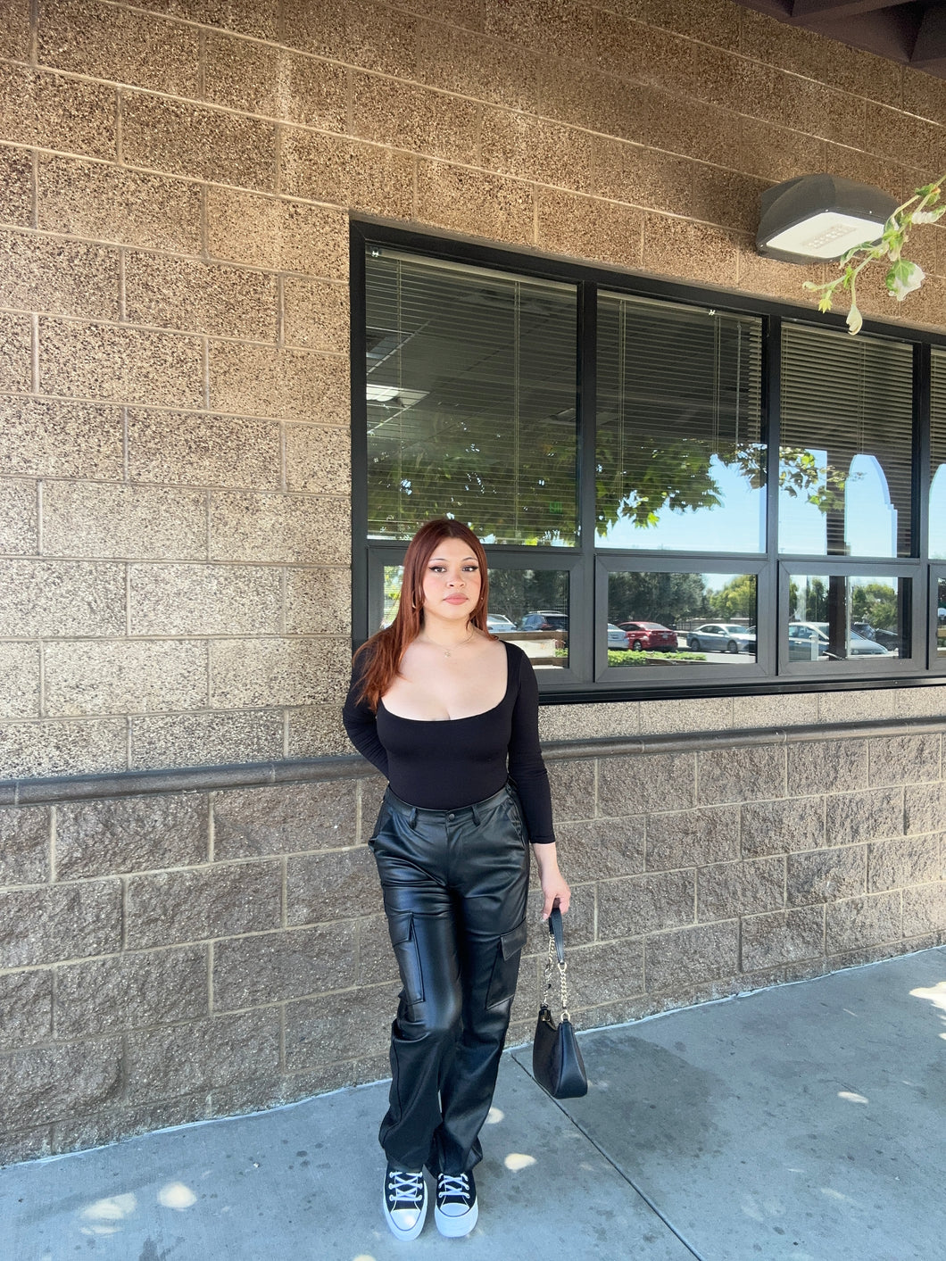 CAROLINA LEATHER CARGO PANTS