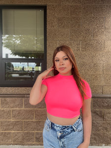 LESLEY HOT PINK TOP