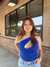 Load image into Gallery viewer, AUGUST BLUE BUTTER BODYSUIT
