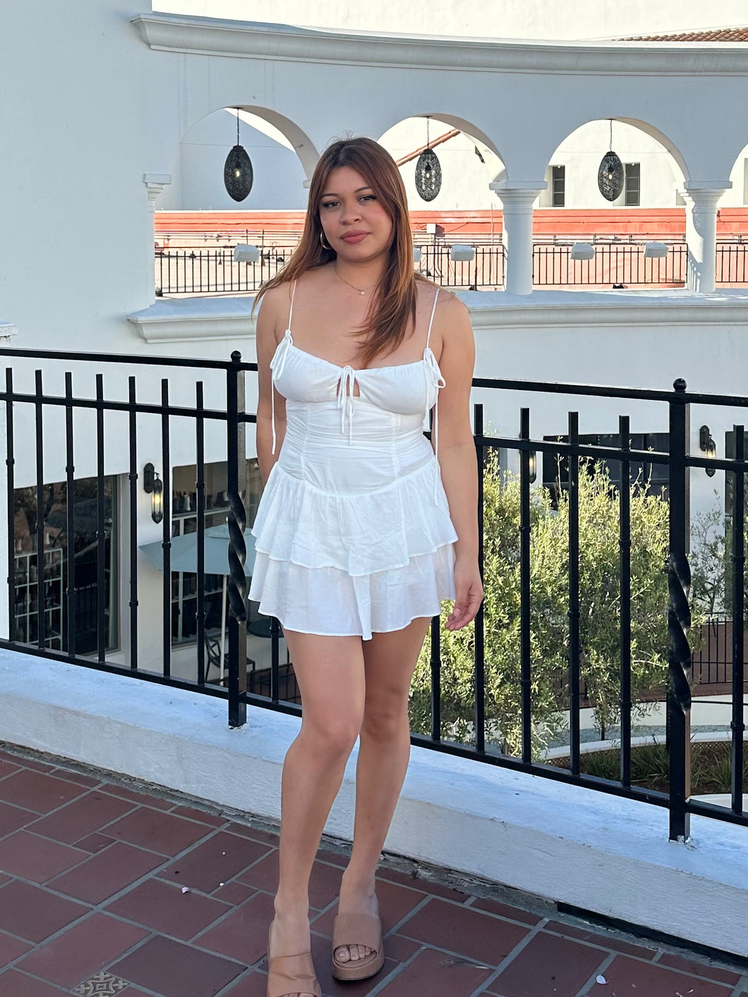 AVA WHITE ROMPER