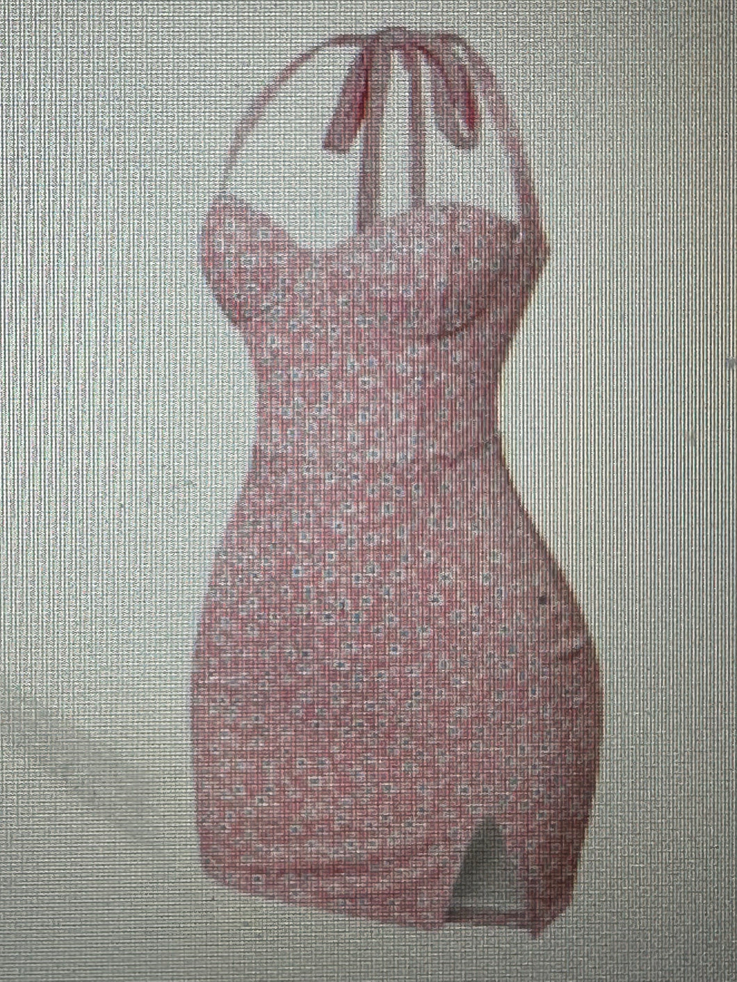 ARIA HALTER DRESS
