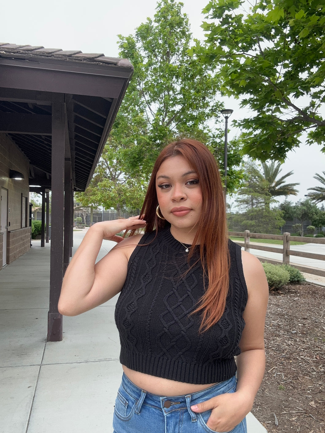 NATTY KNITTED TOP