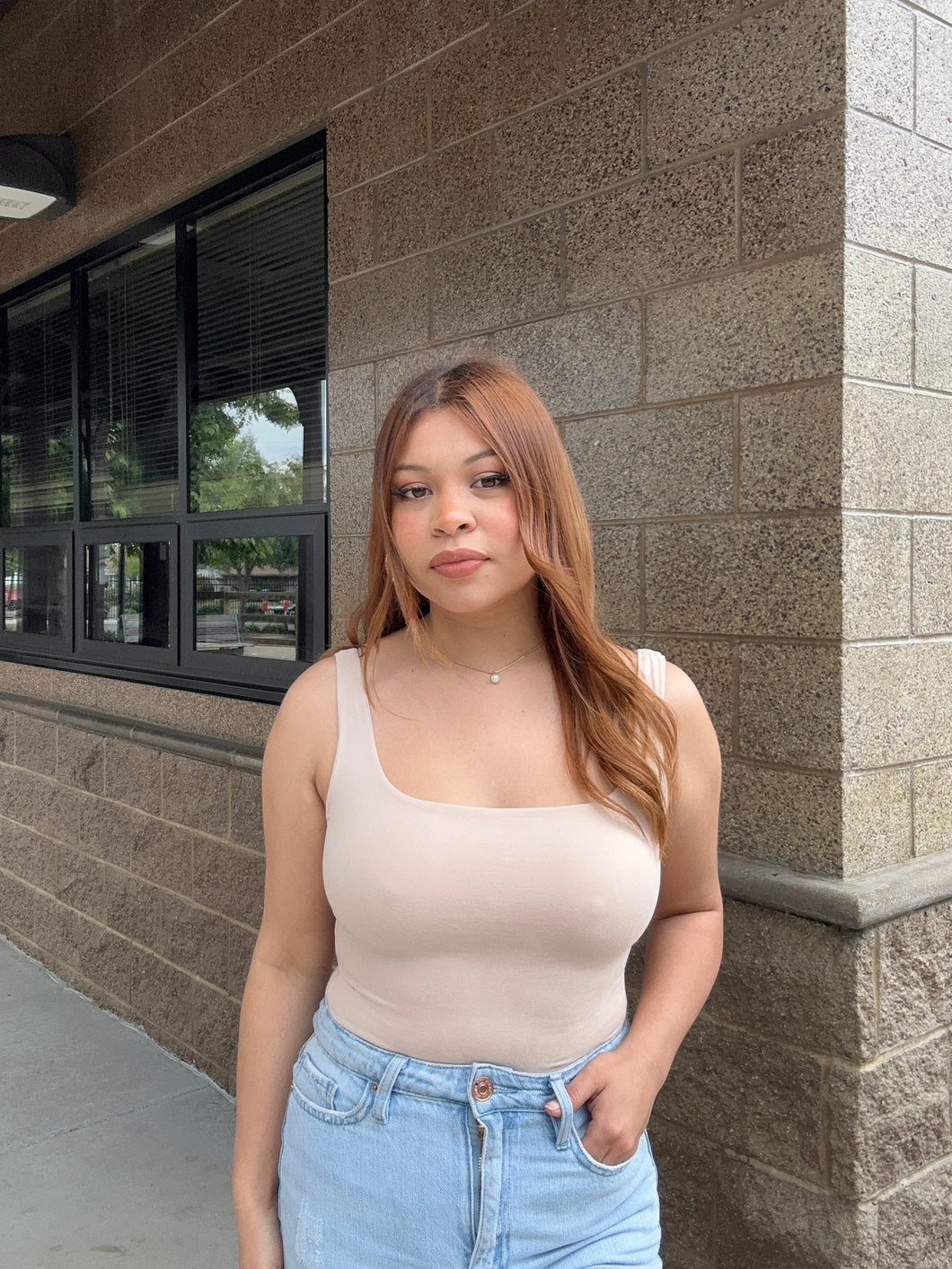 AMELIA BEIGE BUTTER BODYSUIT
