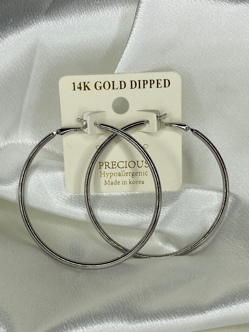 14k Gold Dipped Silver Marta Hoops