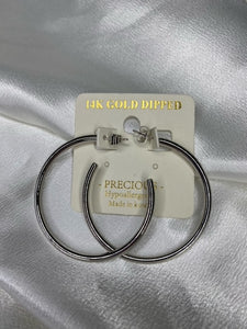 MARY GOLD DIPPED HOOPS