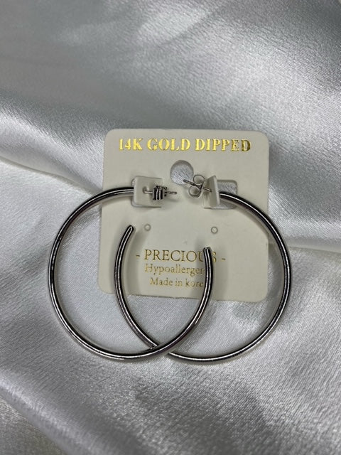 MARY GOLD DIPPED HOOPS